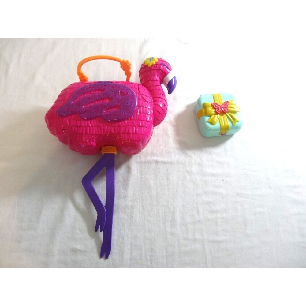 Polly Pocket Flamingo Party Large Playset + Polly Pocket Hidden Hideouts Polly F
